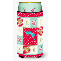 "Caroline's Treasures CK5498TBC Sword Tail Guppy Love Tall Boy Hugger cold-beverage-koozies, Multicolor"