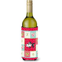 "Caroline's Treasures CK5480LITERK Telescope Eye Goldfish Love Wine Bottle Hugger cold-beverage-koozies, 750 ml, Multicolor"