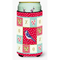 "Caroline's Treasures CK5513TBC Jay Bird Love Tall Boy Insulator Hugger cold-beverage-koozies, Multicolor"