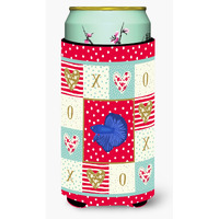 "Caroline's Treasures CK5468TBC Delta Tail Betta Fish Love Tall Boy Hugger cold-beverage-koozies, Multicolor"