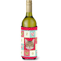 "Caroline's Treasures CK5083LITERK American Wirehair Cat Wine Bottle Hugger cold-beverage-koozies, 750 ml, Multicolor"