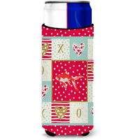 "Caroline's Treasures CK5472MUK Comet Goldfish Love Ultra Hugger for slim cans cold-beverage-koozies, Multicolor"
