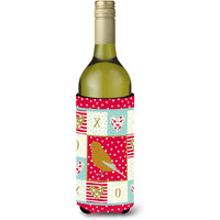 "Caroline's Treasures CK5506LITERK Norwich Canary Love Wine Bottle Hugger cold-beverage-koozies, 750 ml, Multicolor"