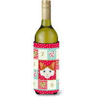 "Caroline's Treasures CK5127LITERK La Perm Cat Wine Bottle Insulator Hugger cold-beverage-koozies, 750 ml, Multicolor"