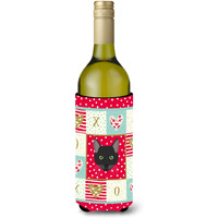 "Caroline's Treasures CK5145LITERK Pantherette Cat Wine Bottle Hugger cold-beverage-koozies, 750 ml, Multicolor"