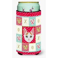 "Caroline's Treasures CK5122TBC Japanese Bobtail Cat Tall Boy Hugger cold-beverage-koozies, Multicolor"