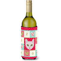 "Caroline's Treasures CK5097LITERK Burmilla Cat Wine Bottle Insulator Hugger cold-beverage-koozies, 750 ml, Multicolor"