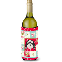 "Caroline's Treasures CK5241LITERK Tibetan Terrier Wine Bottle Hugger cold-beverage-koozies, 750 ml, Multicolor"
