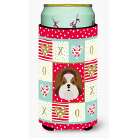 "Caroline's Treasures CK5206TBC Imperial Shih Tzu Tall Boy Insulator Hugger cold-beverage-koozies, Multicolor"