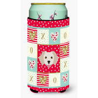 "Caroline's Treasures CK5238TBC Small Greek Domestic Dog Tall Boy Hugger cold-beverage-koozies, Multicolor"