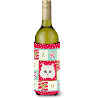 "Caroline's Treasures CK5103LITERK Chinchilla Persian Longhair Cat Wine Bottle Hugger cold-beverage-koozies, 750 ml, Multicolor"