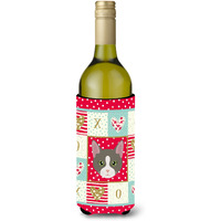 "Caroline's Treasures CK5092LITERK Brazilian Shorthair Cat Wine Bottle Hugger cold-beverage-koozies, 750 ml, Multicolor"