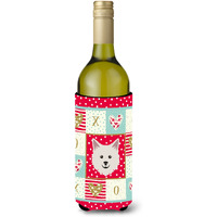 "Caroline's Treasures CK5208LITERK Italian Spitz Wine Bottle Insulator Hugger cold-beverage-koozies, 750 ml, Multicolor"