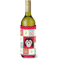 "Caroline's Treasures CK5216LITERK Lowchen Little Lion Dog Wine Bottle Hugger cold-beverage-koozies, 750 ml, Multicolor"