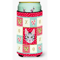 "Caroline's Treasures CK5161TBC Serengeti Cat Tall Boy Insulator Hugger cold-beverage-koozies, Multicolor"
