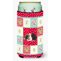 "Caroline's Treasures CK5426TBC Abyssinian Guinea Pig Love Tall Boy Hugger cold-beverage-koozies, Multicolor"