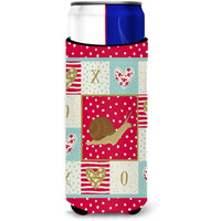 "Caroline's Treasures CK5527MUK Garden Snail Michelob Ultra Hugger for slim cans cold-beverage-koozies, Multicolor"