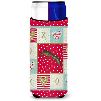 "Caroline's Treasures CK5537MUK Newt Michelob Ultra Hugger for slim cans cold-beverage-koozies, Multicolor"