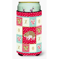 "Caroline's Treasures CK5445TBC Turkish Hamster Love Tall Boy Hugger cold-beverage-koozies, Multicolor"