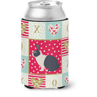 "Caroline's Treasures CK5385CC Dutch Rabbit Love Can or Bottle Hugger cold-beverage-koozies, Multicolor"
