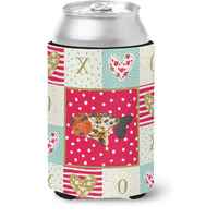"Caroline's Treasures CK5476CC Ranchu Goldfish Love Can or Bottle Hugger cold-beverage-koozies, Multicolor"