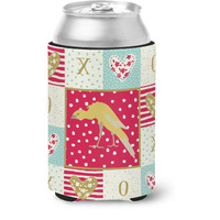 "Caroline's Treasures CK5500CC Belgian Hunchback Canary Love Can or Bottle Hugger cold-beverage-koozies, Multicolor"