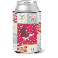 "Caroline's Treasures CK5375CC Capuchin Red Pigeon Love Can or Bottle Hugger cold-beverage-koozies, Multicolor"