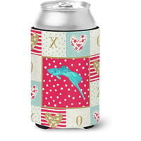 "Caroline's Treasures CK5498CC Sword Tail Guppy Love Can or Bottle Hugger cold-beverage-koozies, Multicolor"