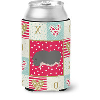 "Caroline's Treasures CK5368CC Vietnamese Pot-Bellied Pig Love Can or Bottle Hugger cold-beverage-koozies, Multicolor"