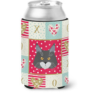 "Caroline's Treasures CK5129CC Maine Coon Cat Love Can or Bottle Hugger cold-beverage-koozies, Multicolor"