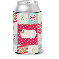 "Caroline's Treasures CK5400CC Scottish Blackface Sheep Love Can or Bottle Hugger cold-beverage-koozies, Multicolor"