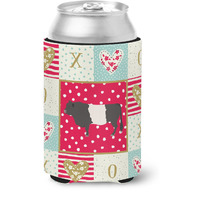 "Caroline's Treasures CK5258CC Belted Galloway Cow Love Can or Bottle Hugger cold-beverage-koozies, Multicolor"