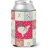 "Caroline's Treasures CK5376CC German Modena Pigeon Love Can or Bottle Hugger cold-beverage-koozies, Multicolor"