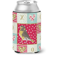 "Caroline's Treasures CK5508CC Spanish Canary Love Can or Bottle Hugger cold-beverage-koozies, Multicolor"