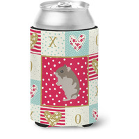 "Caroline's Treasures CK5439CC Dwarf Hamster Love Can or Bottle Hugger cold-beverage-koozies, Multicolor"
