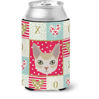 "Caroline's Treasures CK5165CC Singapura Cat Love Can or Bottle Hugger cold-beverage-koozies, Multicolor"