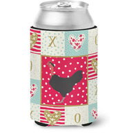 "Caroline's Treasures CK5266CC Naked Neck Chicken Love Can or Bottle Hugger cold-beverage-koozies, Multicolor"