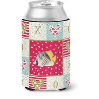 "Caroline's Treasures CK5466CC Butterfly Fish Love Can or Bottle Hugger cold-beverage-koozies, Multicolor"