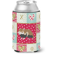 "Caroline's Treasures CK5441CC European Hamster Love Can or Bottle Hugger cold-beverage-koozies, Multicolor"