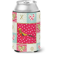 "Caroline's Treasures CK5355CC Golden or Chinese Pheasant Love Can or Bottle Hugger cold-beverage-koozies, Multicolor"