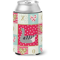 "Caroline's Treasures CK5320CC Pilgrim Goose Love Can or Bottle Hugger cold-beverage-koozies, Multicolor"