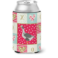 "Caroline's Treasures CK5322CC West of England Goose Love Can or Bottle Hugger cold-beverage-koozies, Multicolor"