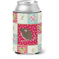 "Caroline's Treasures CK5448CC Baby Mouse Love Can or Bottle Hugger cold-beverage-koozies, Multicolor"