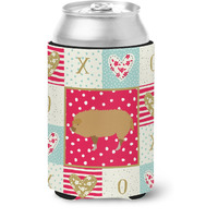 "Caroline's Treasures CK5361CC Hungarian Mangalica Pig Love Can or Bottle Hugger cold-beverage-koozies, Multicolor"