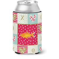 "Caroline's Treasures CK5473CC Goldfish Common Love Can or Bottle Hugger cold-beverage-koozies, Multicolor"