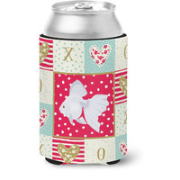 "Caroline's Treasures CK5477CC Ryukin Goldfish Love Can or Bottle Hugger cold-beverage-koozies, Multicolor"