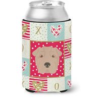 "Caroline's Treasures CK5237CC Shar Pei Love Can or Bottle Hugger cold-beverage-koozies, Multicolor"