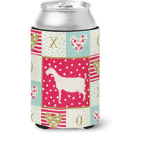 "Caroline's Treasures CK5316CC Saanen Goat Love Can or Bottle Hugger cold-beverage-koozies, Multicolor"