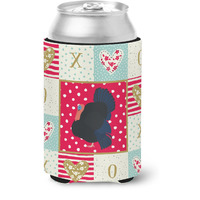 "Caroline's Treasures CK5412CC Norfolk Black Turkey Love Can or Bottle Hugger cold-beverage-koozies, Multicolor"