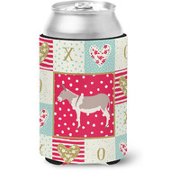 "Caroline's Treasures CK5273CC Australian Teamster Donkey Love Can or Bottle Hugger cold-beverage-koozies, Multicolor"
